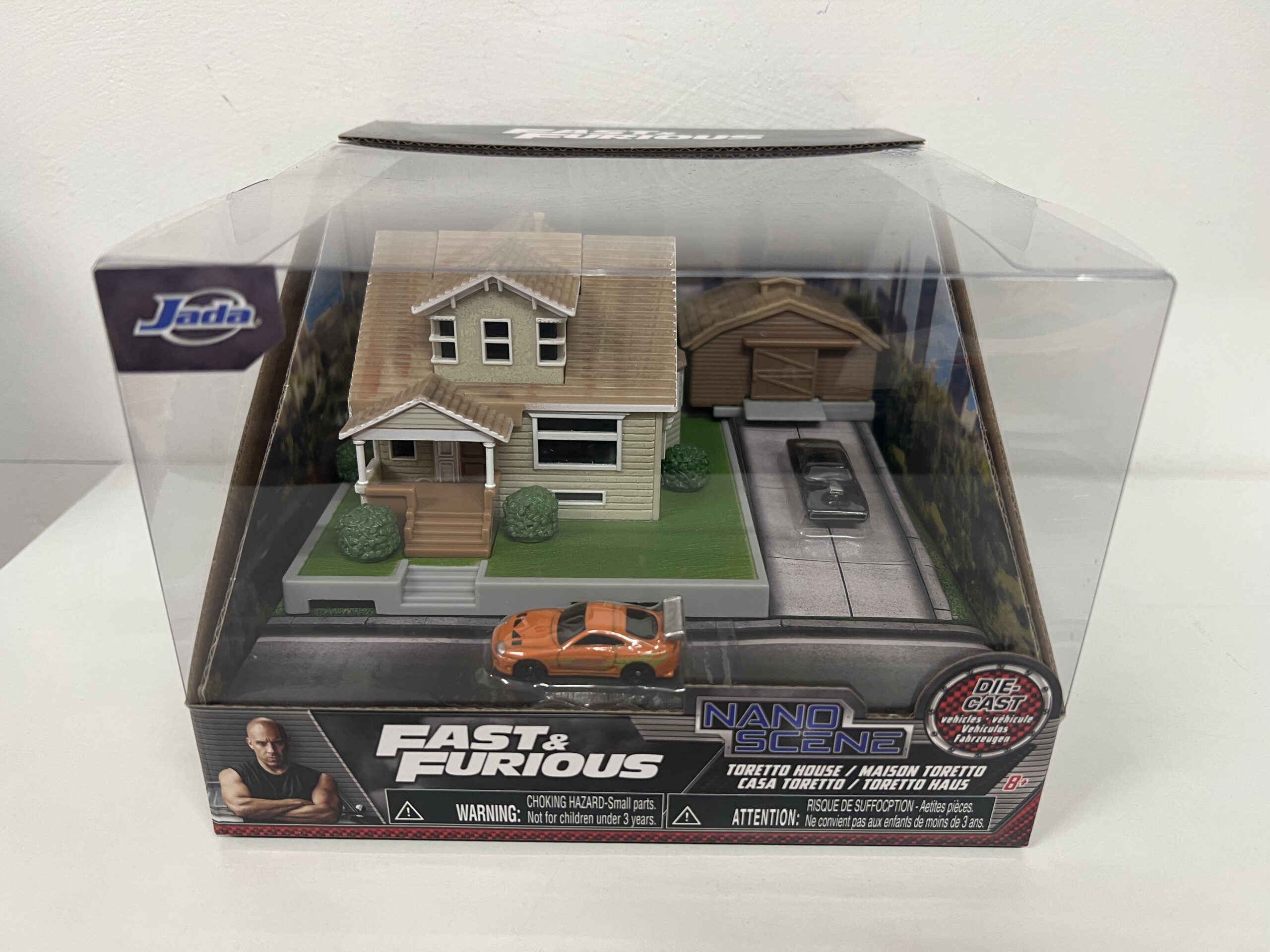 Jada Nano Scene Toretto House - The Fast and the Furious Diorama Set 